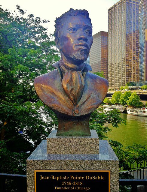 MoorInformation's tweet photo. August 28, 1818 — Jean Baptiste Point du Sable passed away. He was the Founder of Chicago &amp; his date of birth or much else is unknown about him. https://t.co/JPJ0Cq0kL3