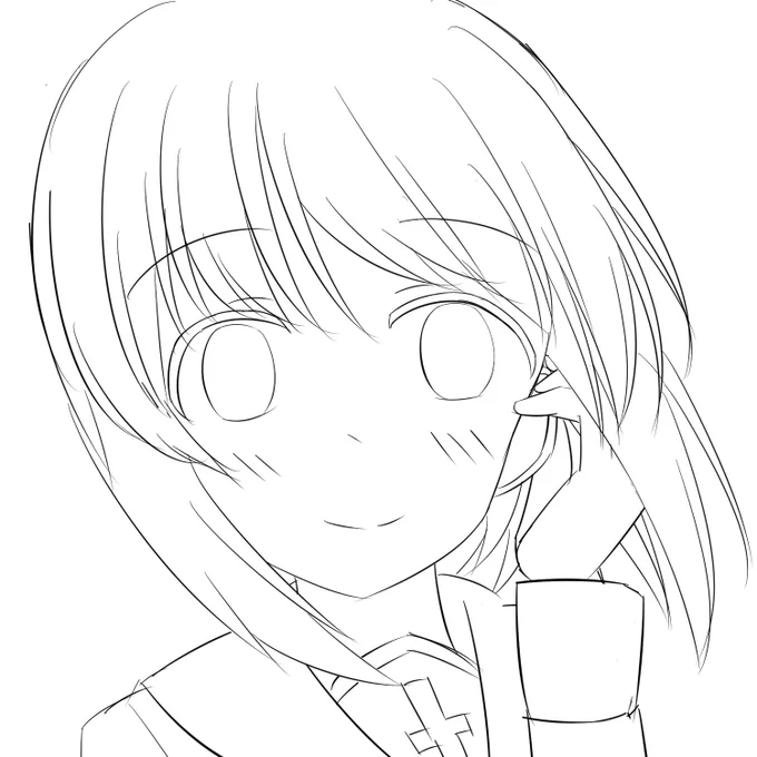 コミケ以降西住殿描けて無かったので描いてます。久々なので気合入れて。
まだ線画も終わってませんが、また明日続き描きます 