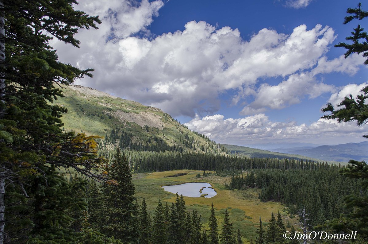 "Serpent Lake" in Carson National Forest, by Jim O'Donnell. You can see more of Jim's work in our gallery at 107 Kit Carson Rd. or on his website: jimodonnellphotography.com