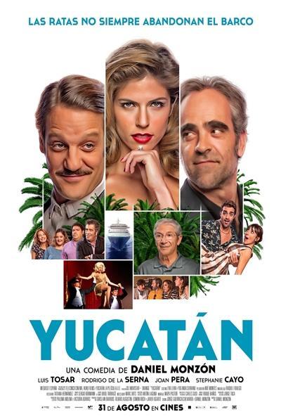 Este próximo viernes se estrena #YucatanPelicula el último trabajo de #DanielMonzon Una comedia que nos llevará de travesía por medio mundo de la mano de dos estafadores especializados en cruceros de lujo. Protagonizada por #LuisTosar #RodrigoDeLaSerna <a href="/JoanPera_/">Joan Pera</a> <a href="/Stephanie_Cayo/">Stephanie Cayo</a>
