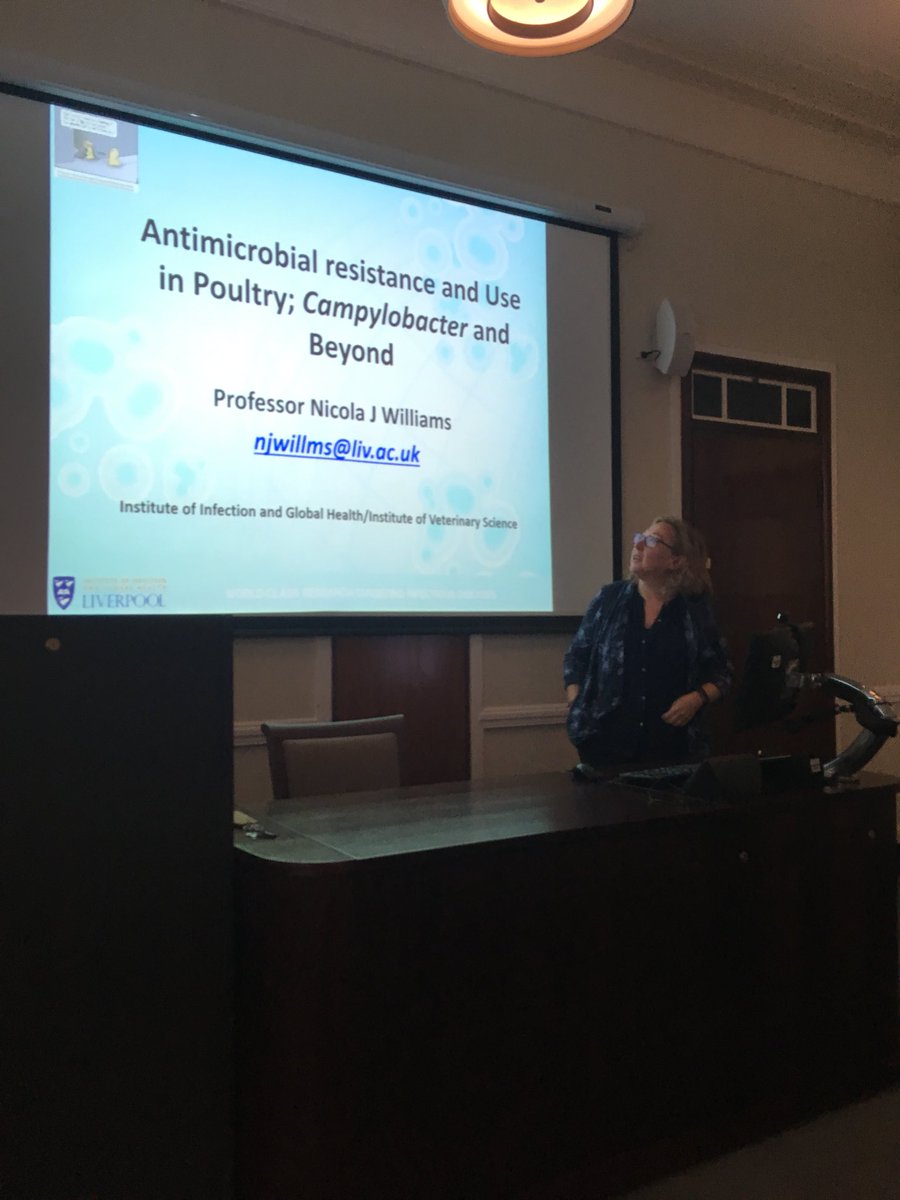Chicken_project's tweet photo. Learning about AMR transmission from Prof. Nicola Williams. https://t.co/ksmnoZpOWZ