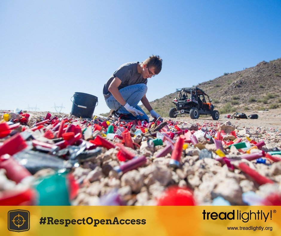 tread_lightly's tweet photo. After target shooting, remove all targets, brass, shells or anything you brought. Encourage others to #RespectOpenAccess and leave areas better than they found them. https://t.co/S8NBp4NKBc https://t.co/qWvIA4bZAR