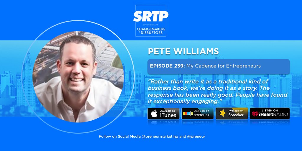Grow your #business using the 7 Levers framework designed by author, marketer, and #entrepreneur <a href="/preneur/">Pete Williams</a>. Find out how it helped his businesses scale big time. Tune in to this episode now! bit.ly/2Nscn5H

#marketing #success #podcast