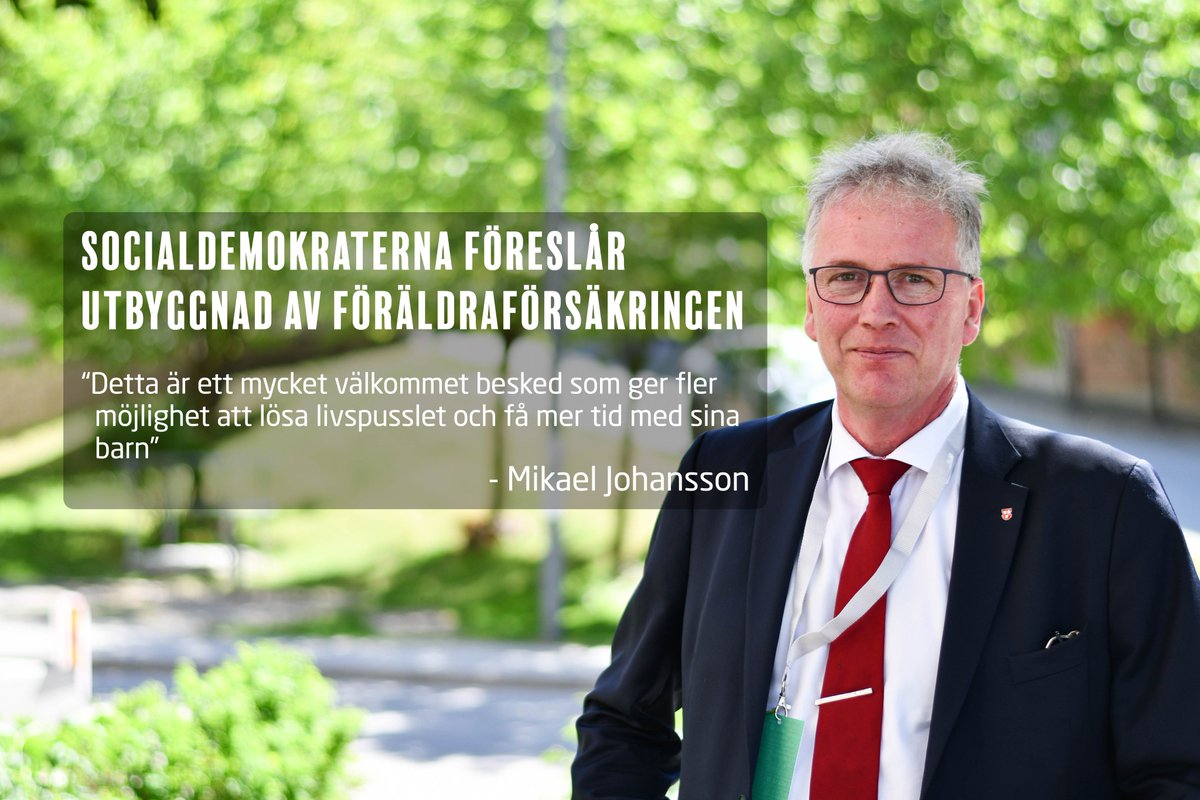 6f_Fackforbund's tweet photo. Detta är ett mycket välkommet besked som ger fler möjlighet att lösa livspusslet och få mer tid med sina barn, säger Mikael Johansson om @socialdemokrat förslag om en familjevecka. 

https://t.co/LwsL5rtvzu https://t.co/VQQCHEdaQZ