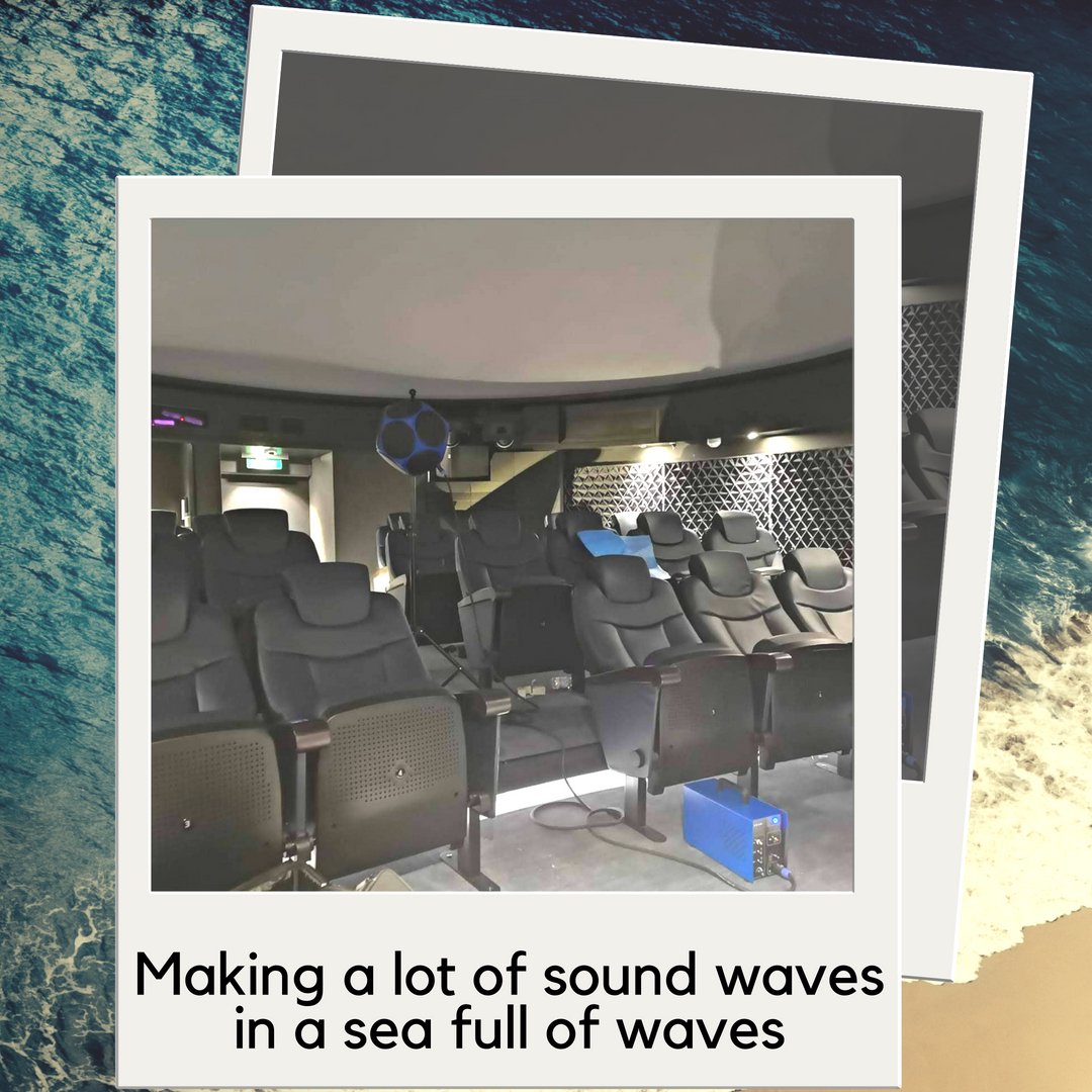 AcousticsNtek's tweet photo. @AcousticsNtek is ready to join the Naval Sector! Here's a shot during the test of a planetarium inside a cruise with our OMNI5" and AMGmini!
#Ntek #Naval #Omni5 #AMGmini #BuildingAcoustics #AcousticSolutions #Tuesdaythoughts #bythesea #seaside #waves https://t.co/iKr5kj6KQb
