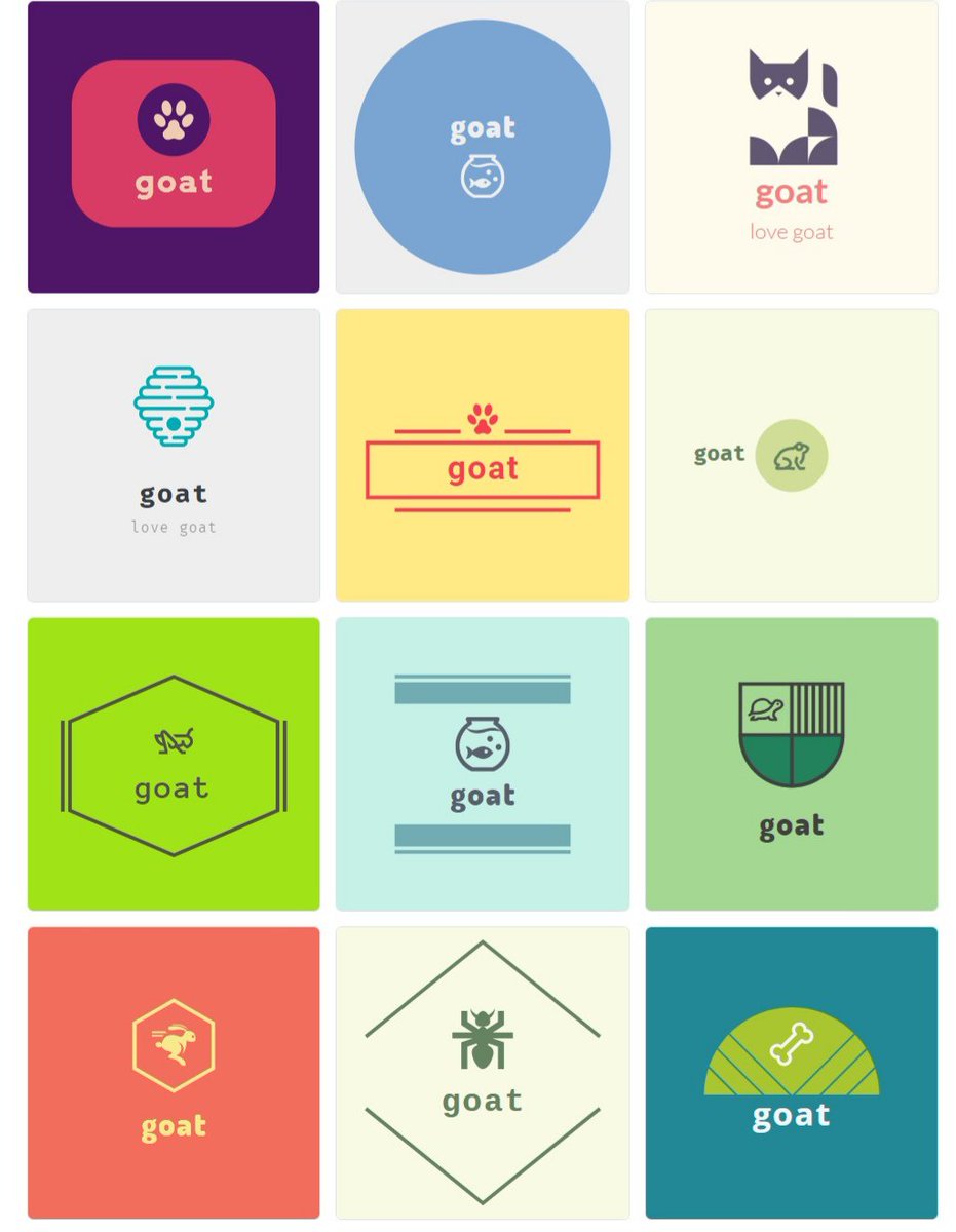 ヤギの人 マスク 在 Twitter 上 簡単にオシャレなロゴが作れるっていうから よっしゃオサレなヤギのロゴつくったろ とやってみた結果がこれ ヤギだっつっつてんだろ 無料でわずか数クリックでハイクオリティなロゴが作成できるツール Hatchful