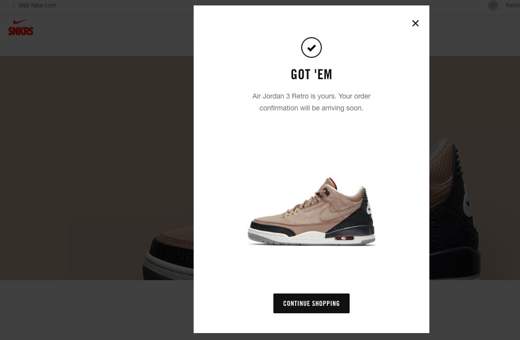 nike snkrs desktop site