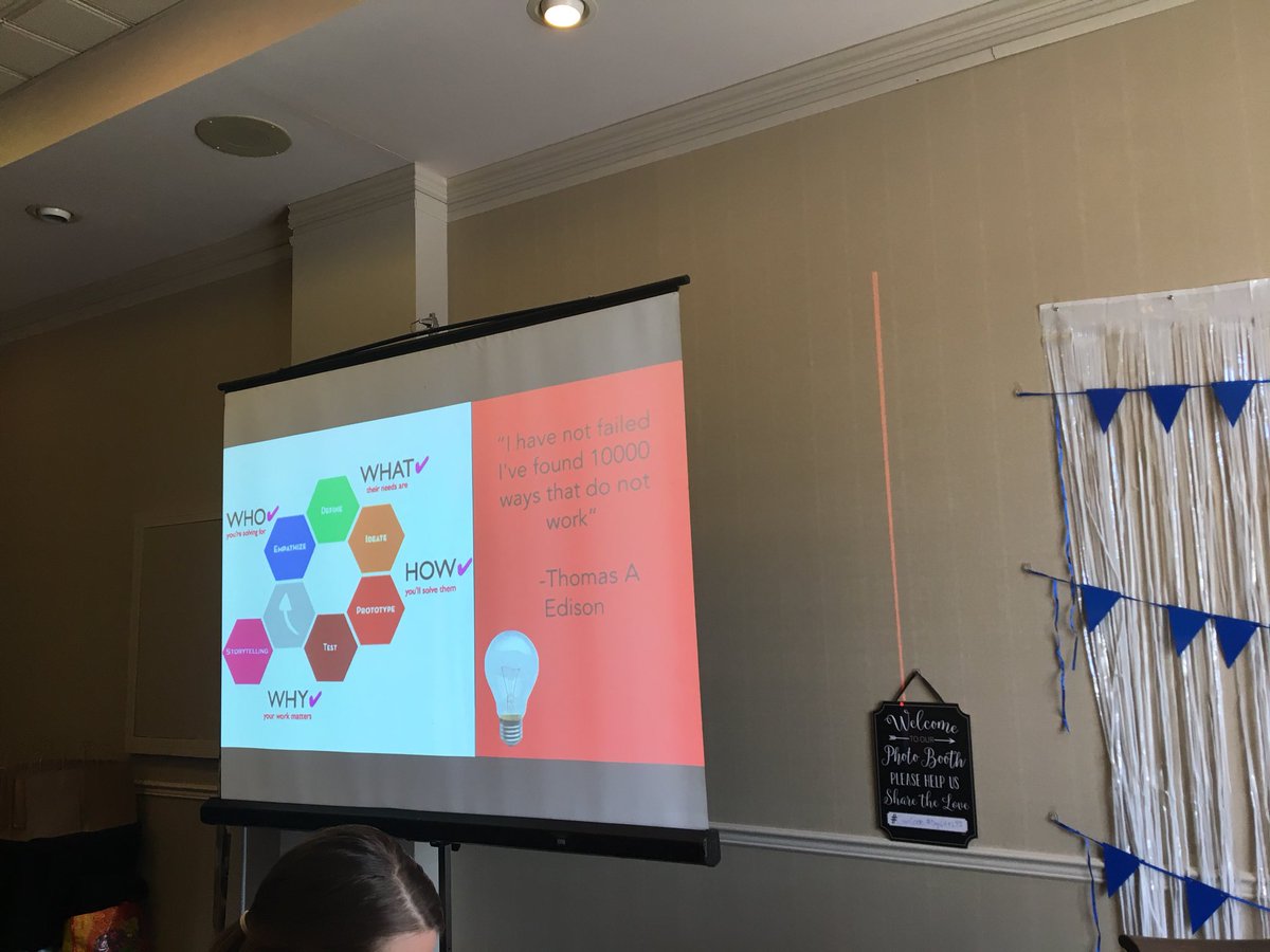 lisaannefloyd's tweet image. #DesignThinking with the amazing @dtangred at #cancode #digilitxLTS ‘Without empathy, we just have projects!’ #fcledu