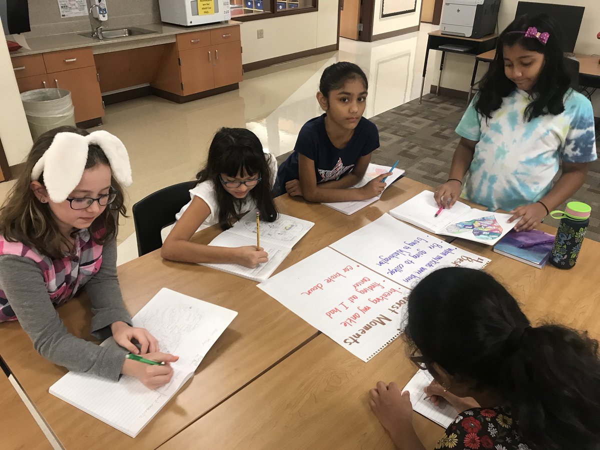 Kathy3rdRRISD's tweet photo. Generating writing ideas in fourth grade. @ElsaEngRRISD #fourthgrade https://t.co/NFn8Ei7DXE