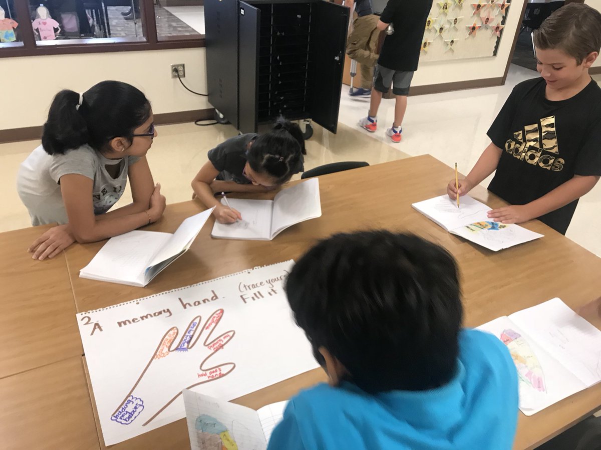 Kathy3rdRRISD's tweet photo. Generating writing ideas in fourth grade. @ElsaEngRRISD #fourthgrade https://t.co/NFn8Ei7DXE