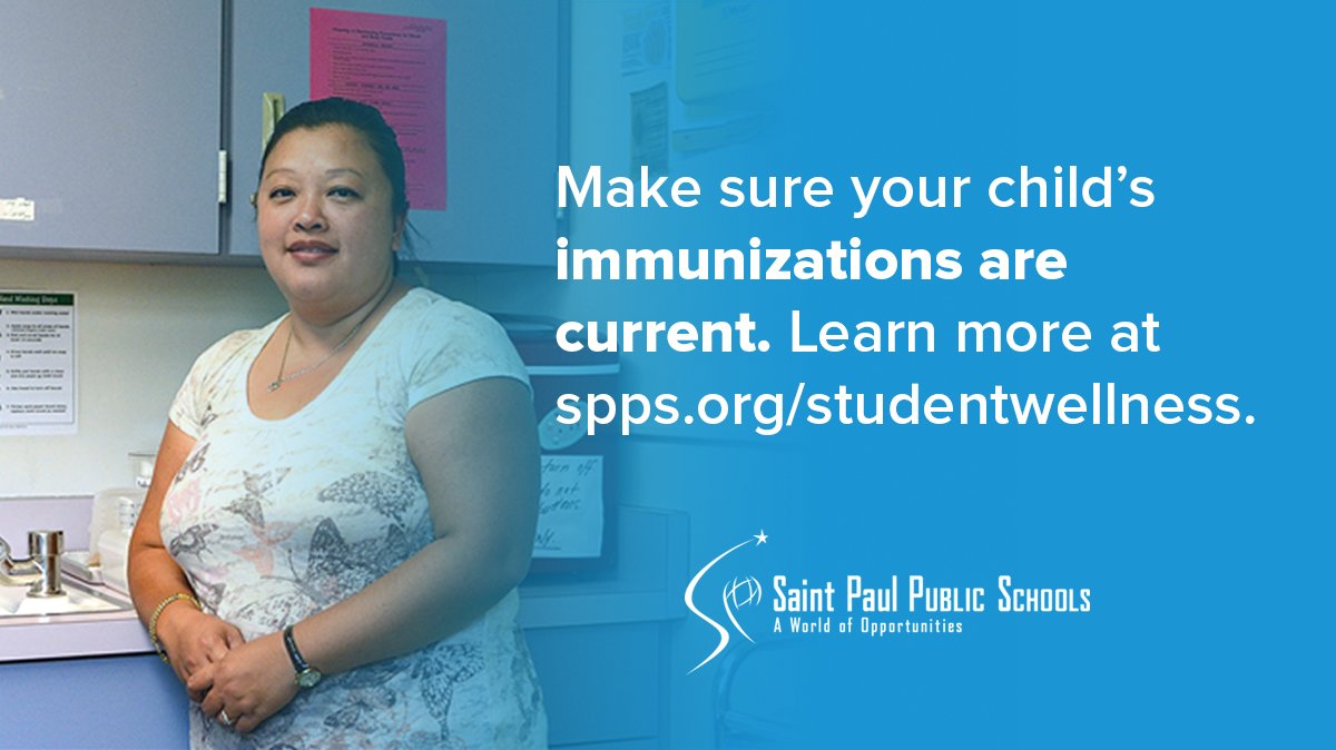 SPPS_News's tweet photo. #BacktoSchoolBasics: Make sure your child’s immunizations are current and provide records to your child’s school. Learn more at https://t.co/n3LyNgeghF. https://t.co/IIdMdLQiLx