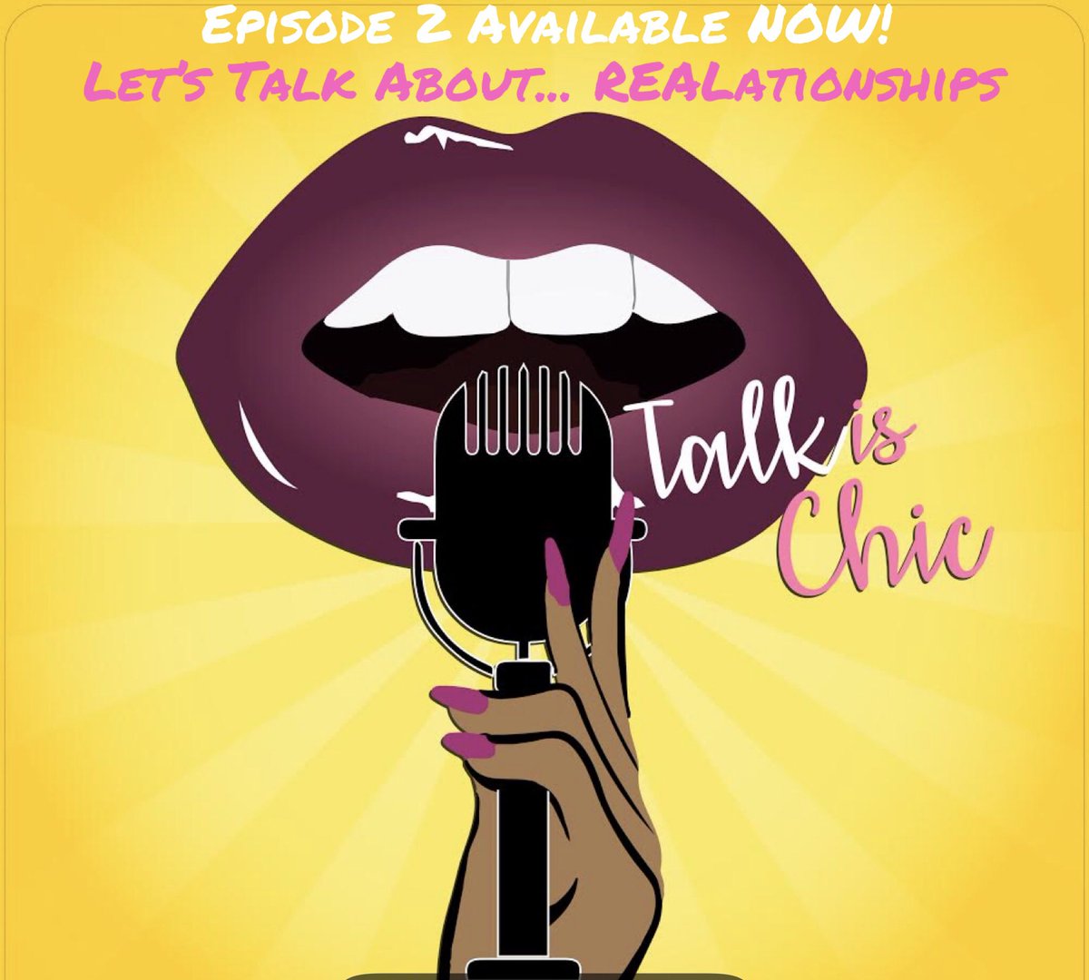 _cryssk's tweet photo. BRAND NEW EPISODE NOW AVAILABLE!
Let’s Talk About...REALationships 🤔
LINK IN BIO.
#TalkIsChicTuesday
#TalkToYouLater https://t.co/NA0rB0LsO0