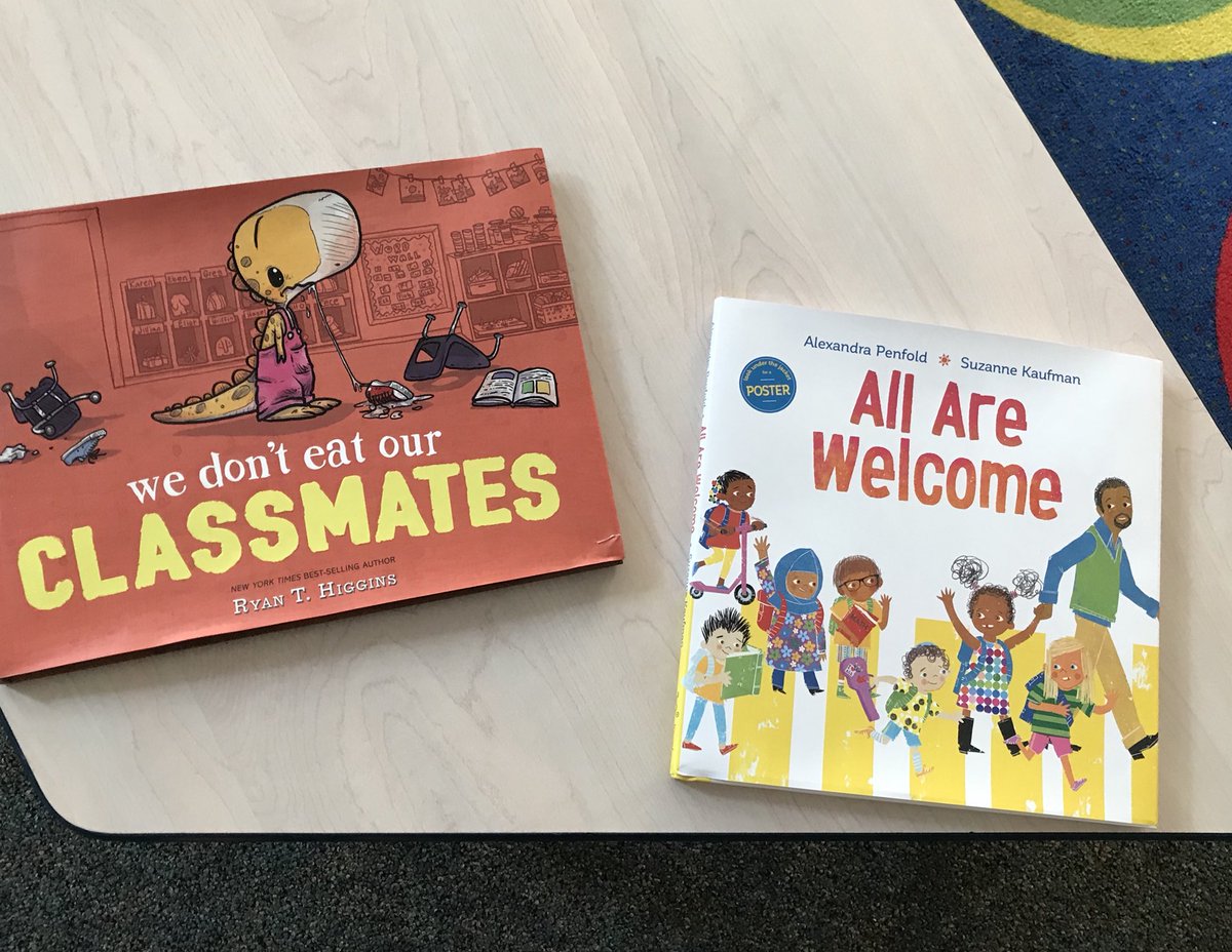 jesscsm4's tweet image. First day is off to a great start, with the help of these two gems! Thanks @JCareyReads 📚💕#firstdayofschool #seshasjoy
