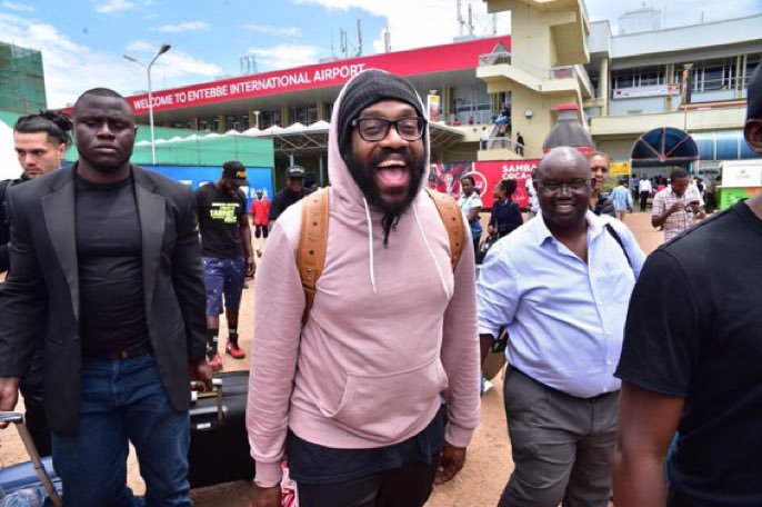 IvanDeejy's tweet photo. My best #carribeansinger #ragge
Has landed in #uganda
On Friday all roads to #lugogocricketoval @10YrsOfSwangz  
Be there. https://t.co/Gog8VNl8py