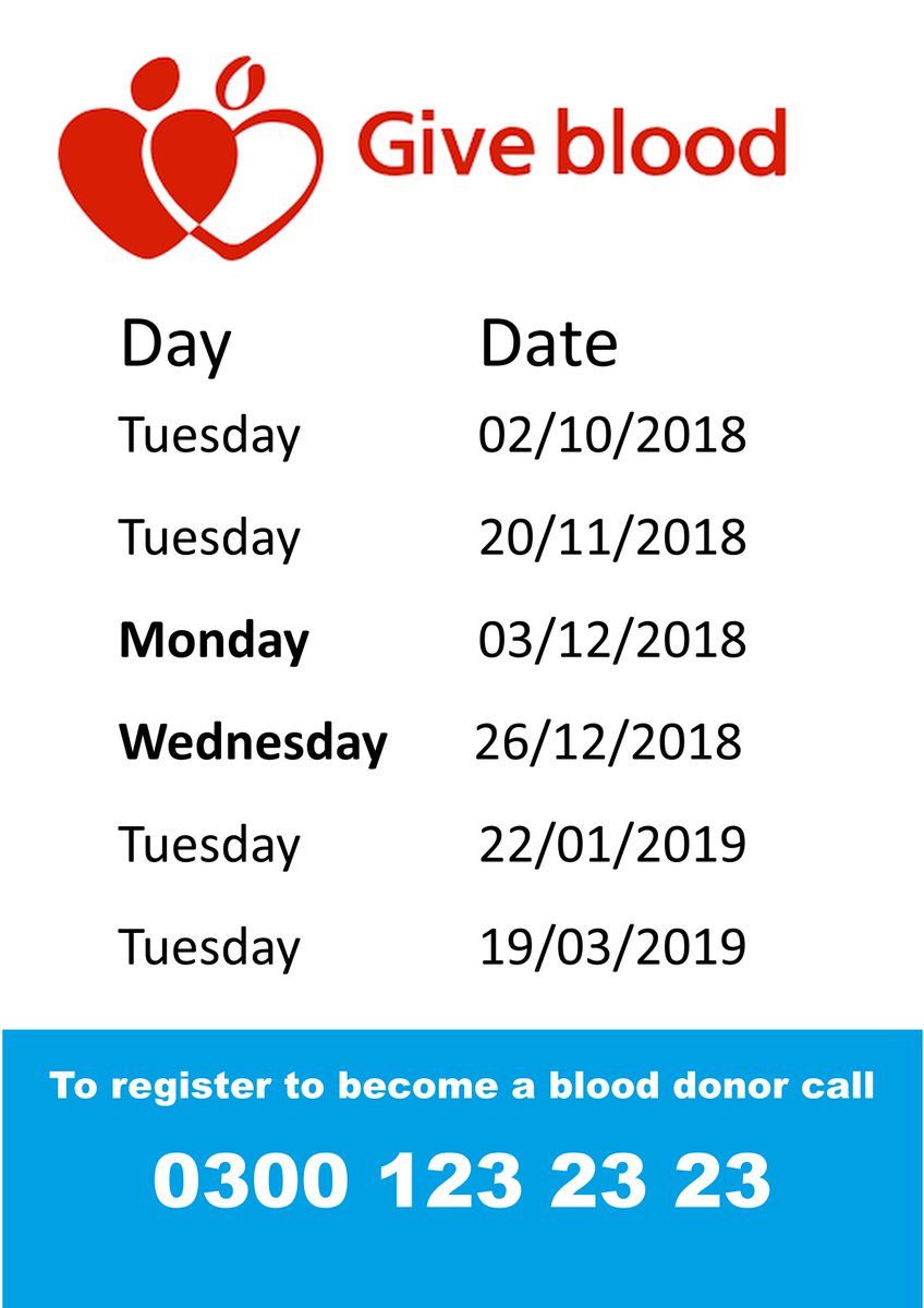 OfficialDRFC's tweet photo. The Club (main bar & RB room) is in use for Blood doning this afternoon / evening, and also on the dated below..... https://t.co/YQ6A8geNMx