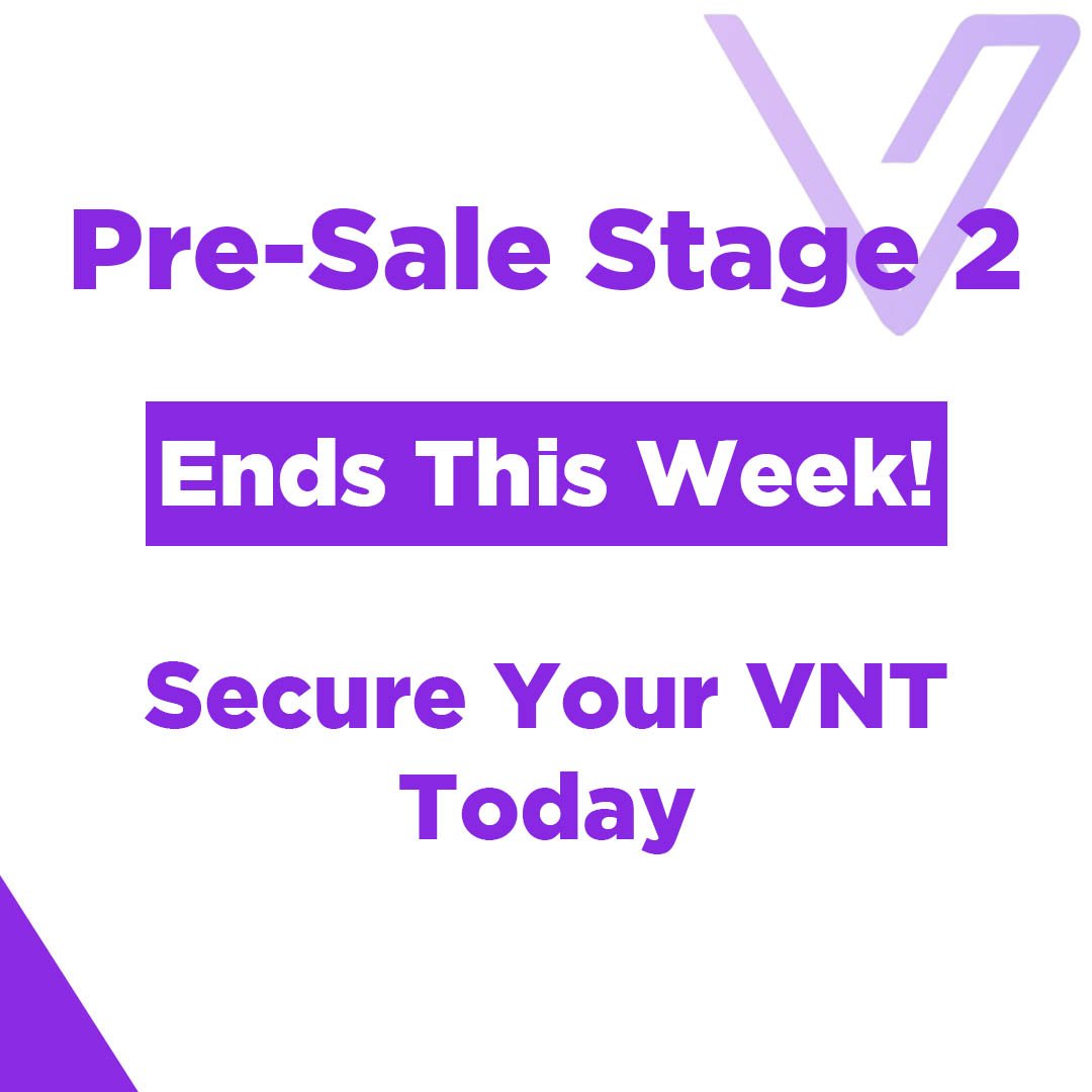 Have you secured your #VNT yet?

Our Stage 2 #Presale ends in 2 days!

Join the official #VantumNetwork presale here ==> ico.vantumnetwork.co/register/login

#VantX #VantumIsComing #Vantum #BlockchainProject #CryptoProject #TokenSale #ICO #CryptoCommunity #Masternodes