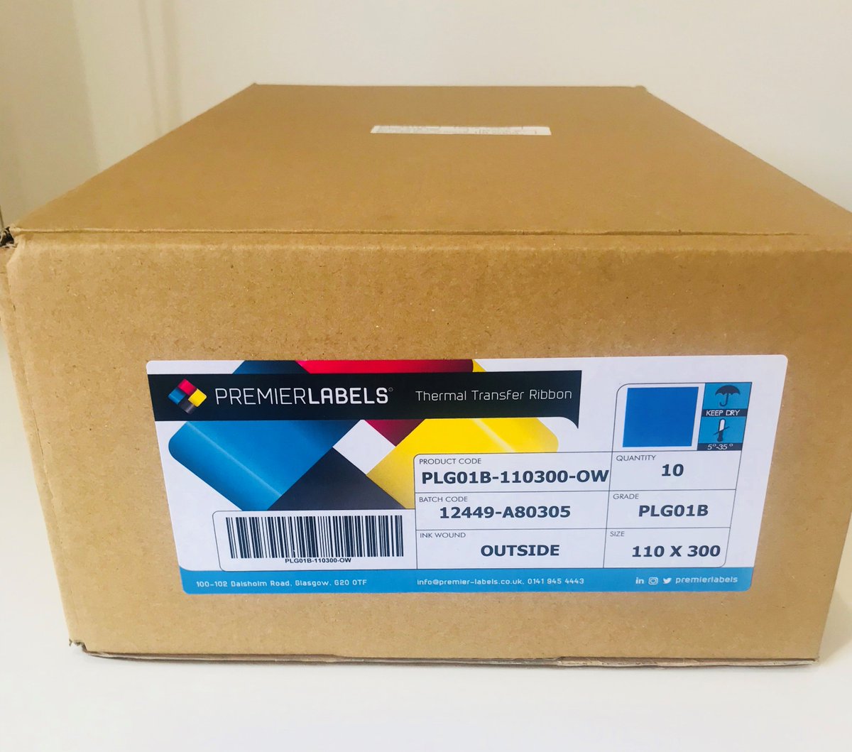 Did you know we also supply ribbon for thermal printing? If you have any requirements you’d like to discuss, please get in touch: bit.ly/contactPL

#premierlabels #glasgowlabels #thermalribbon #thermalprinting #premierservice #contactus