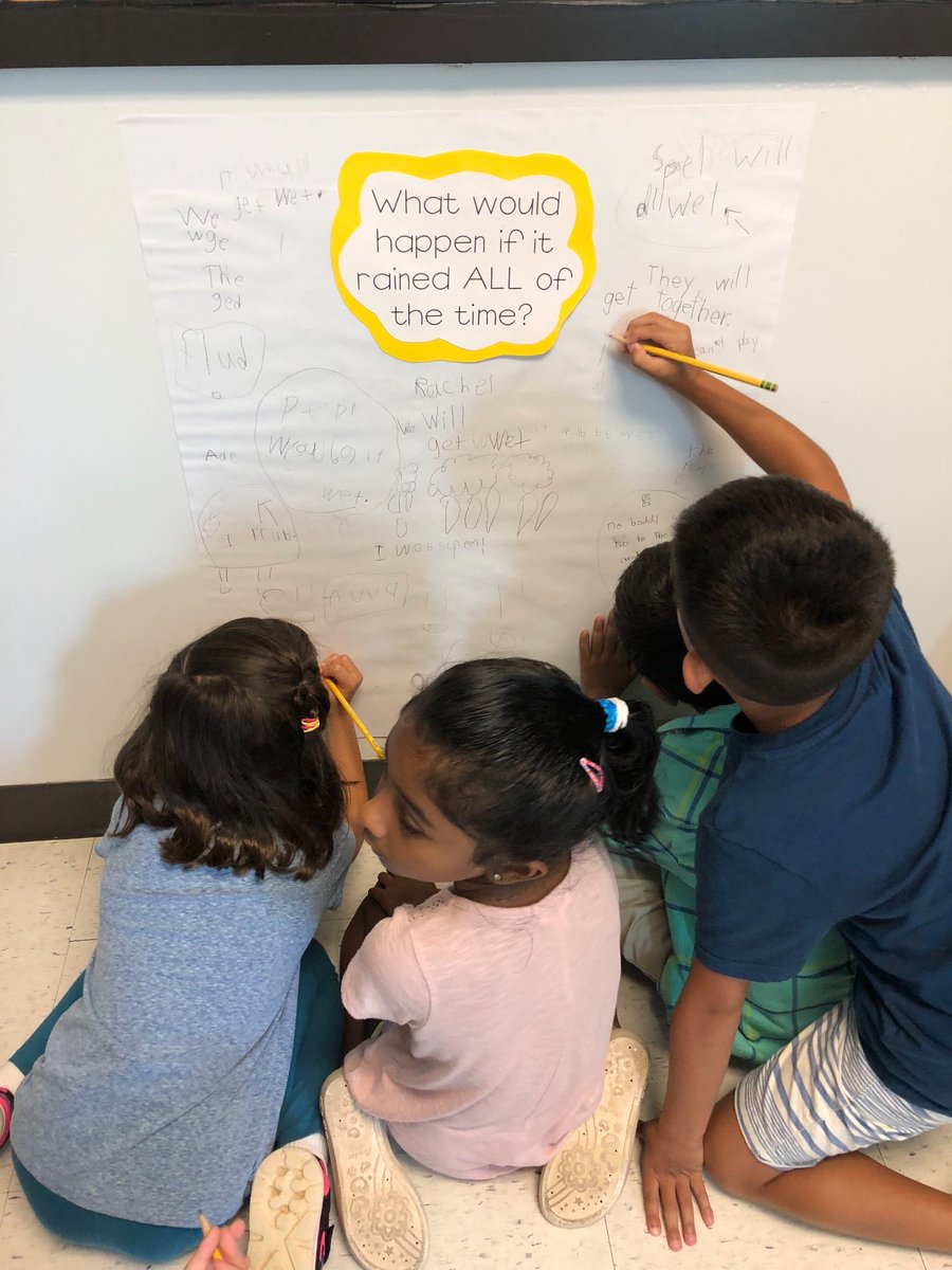 Strick1andSquad's tweet photo. Carousel Brainstorming to start our new science unit—CLOUDS!!! We are loving this activity! https://t.co/2AxBhkRhpI