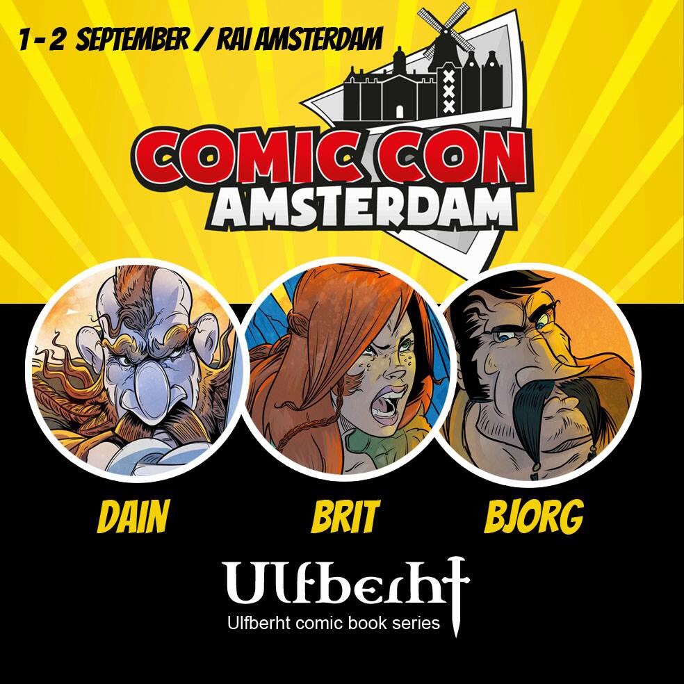 This weekend I will be attending #amsterdamcomiccon2018