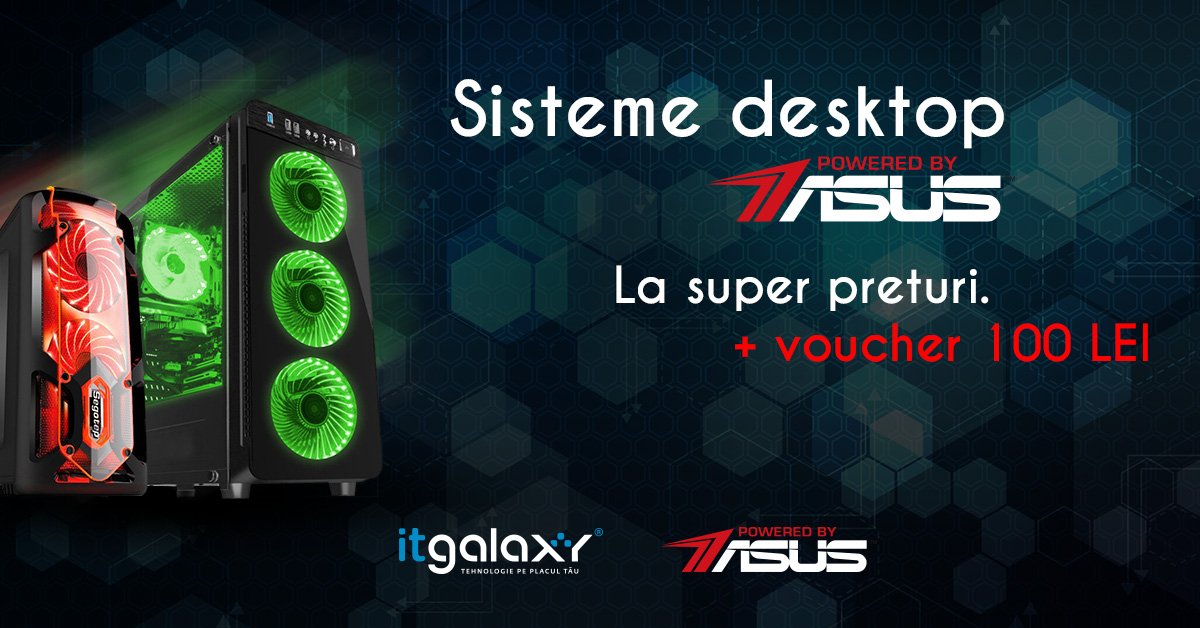 peTech_ro's tweet photo. Niste promotii bune la sisteme desktop powered by @ASUS https://t.co/Fzk7WpfeOr
+ voucher de 100lei pentru ele
#asus #itgalaxy #petech #Romania #promo #promotii #discount #voucher #tech #desktop #pc https://t.co/auJDd4ZbPe