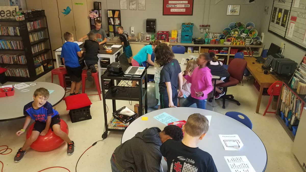SShepReads's tweet photo. Paper circuits and Morse Code for STEM today. #4thgrade https://t.co/6ccdVDMv0w