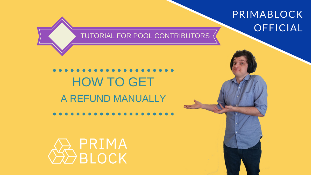 primablock's tweet photo. New tutorial for the contributors! How to get a refund manually on #PrimaBlock 🤔in case the #ICO project has failed or the pool creator has decided to cancel your #ICOpool?
👉https://t.co/YpRCqizhBW
#cryptoinvesting https://t.co/M2nRNLE8fb