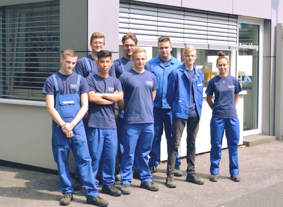 WaltherTrowal's tweet photo. Our #apprentices '18 / '19 receive all the support for their #education as an electronic technician and industrial mechanic. Good luck! 👍🍀
#teamWT https://t.co/xSH2uwVXBX
