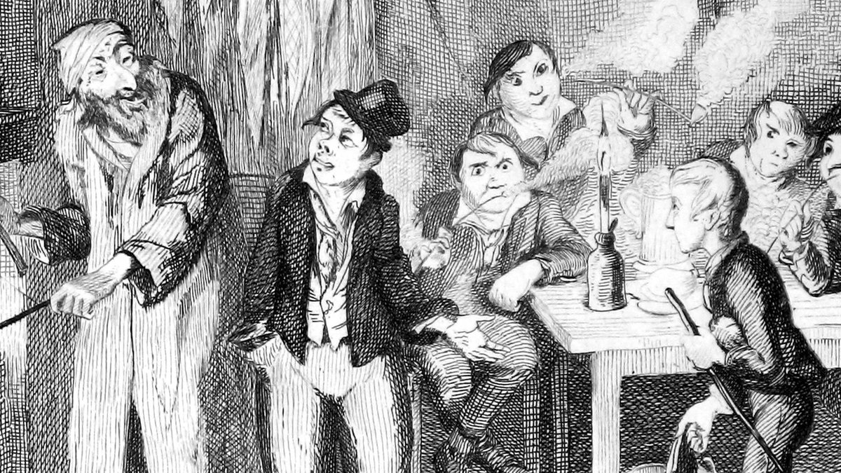  #comics and juvenile delinquencyNotice that the 1839 juvenile Artful Dodger is sentenced as an adult, and herded off to Australia. Around this time, reformers push that juveniles are not little adults. They need to be saved with moral education and standards.