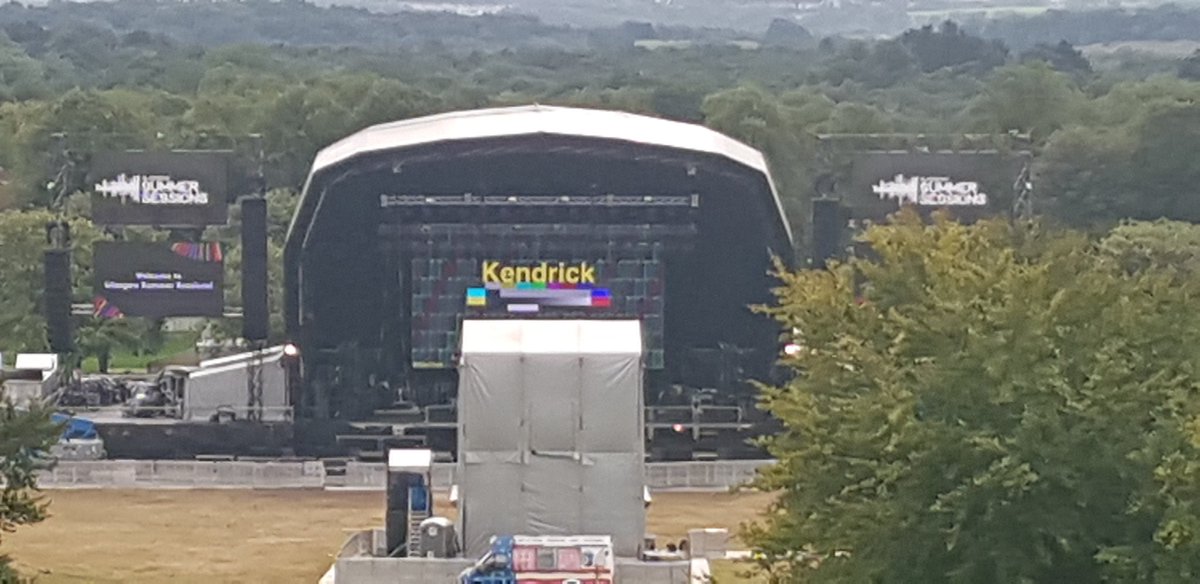janetm26's tweet photo. @kendricklamar stage set for Kendrick #summersessions #glasgow  #kendricklamar https://t.co/0Vz0MqUHwx