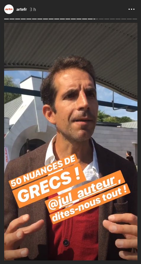 e_influenceur's tweet photo. 👍Bonne utilisation des stories #instagram des #CM d'@ARTEfr pour la #ConfARTE2018 https://t.co/ofBYA3QABw