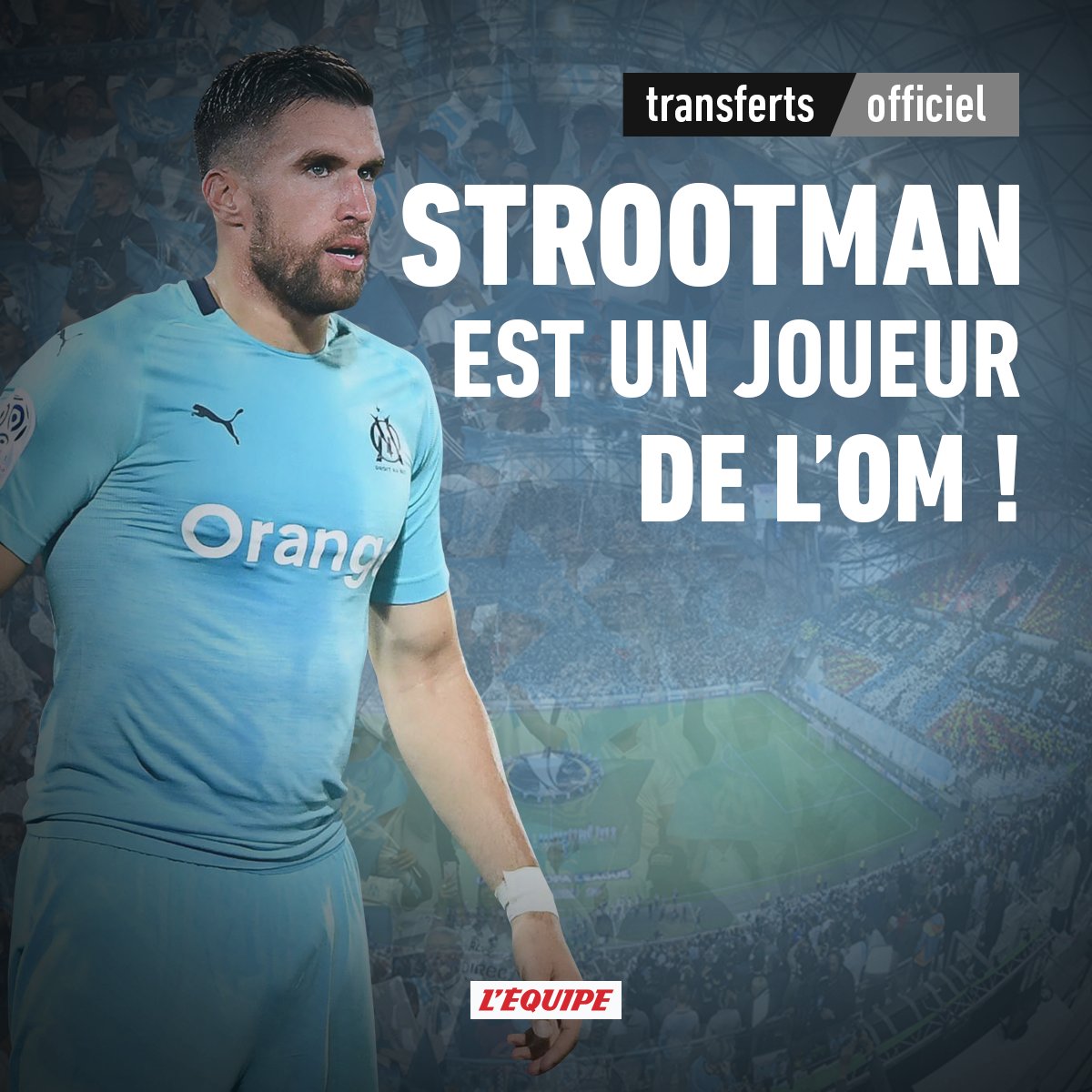 Maillot Domicile OM Kevin STROOTMAN Maillot Domicile OM Kevin STROOTMAN