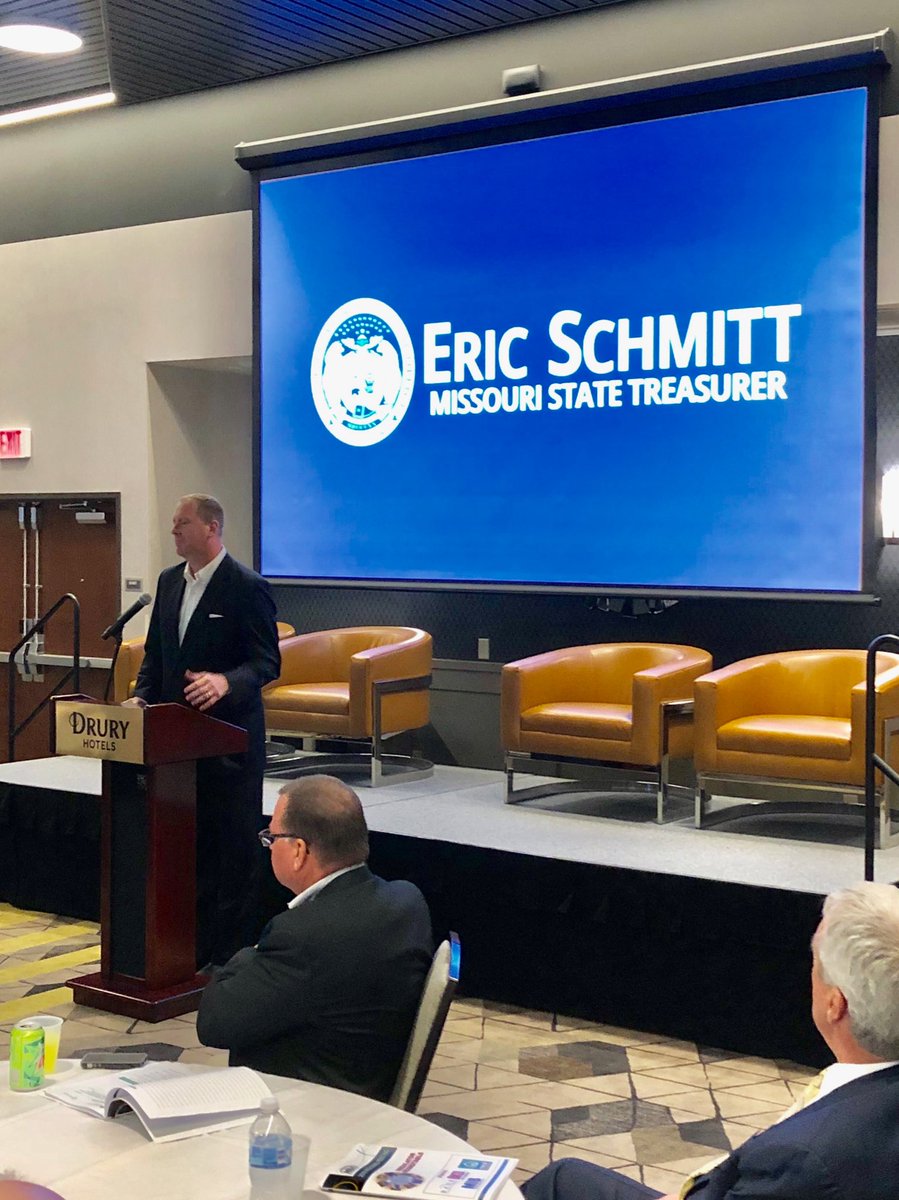 State Treasurer Schmitt addressing Missouri Bankers in Cape Girardeau #ericschmitt