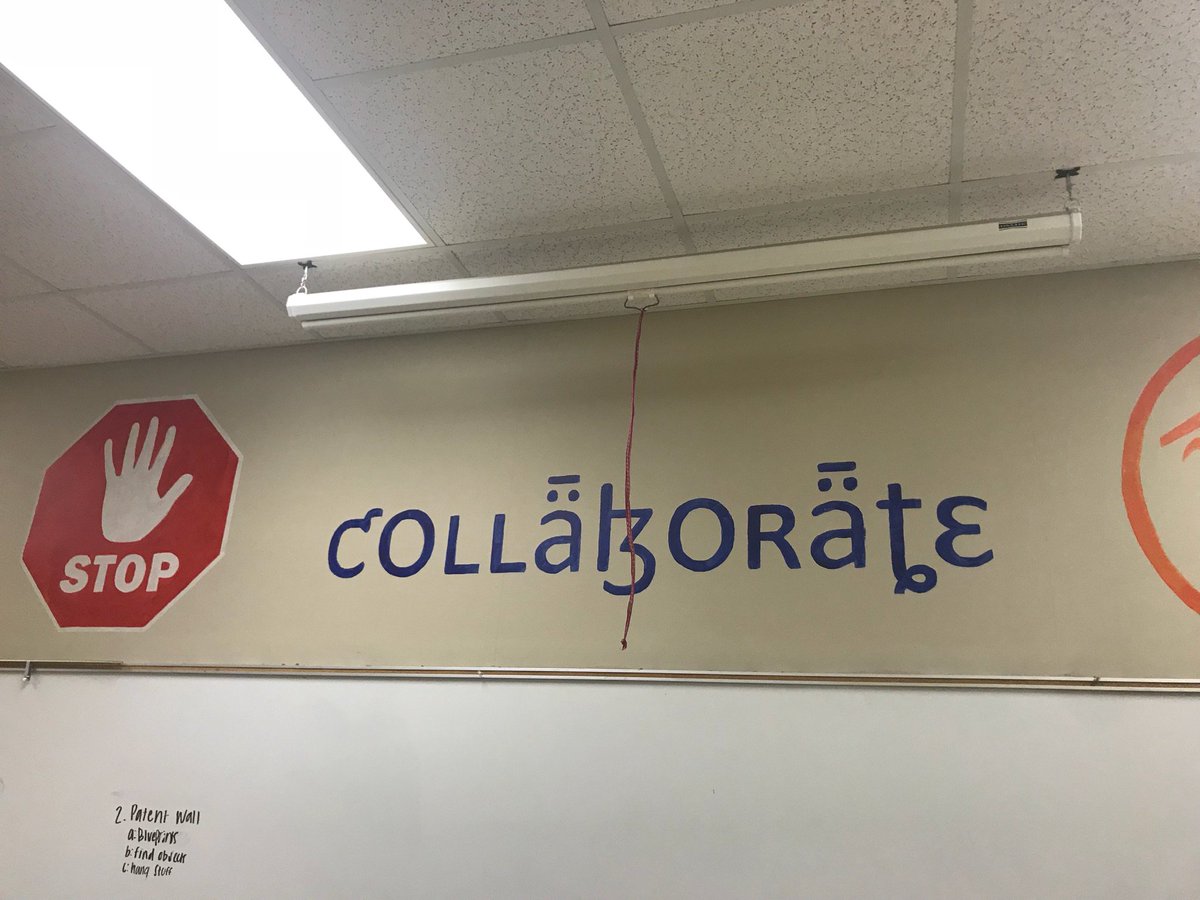 misscyo's tweet photo. Sam has put a lot of hard work in making his room a creative space for learning. I can’t wait to capture the exciting things that’ll take place! #makerspacelab #emsstrong https://t.co/hZ1Yw0sWxW