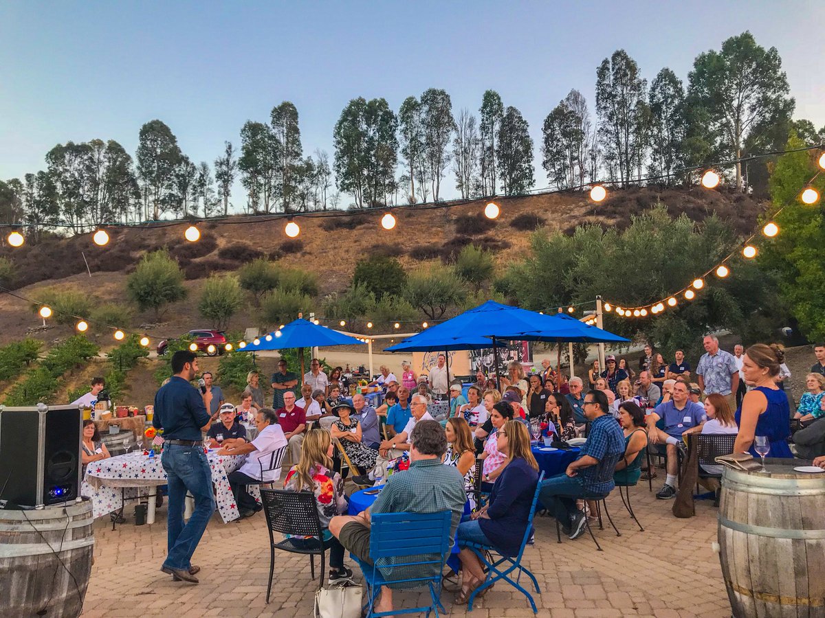 ACampaNajjar's tweet photo. Thank you Temecula! Packed crowd of voters from all parties ready for independent leadership that will take our values of integrity, honor, and hard work to Washington. https://t.co/kLr9JKyyDy