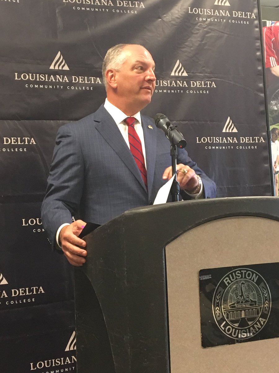 LA_Regents's tweet photo. We are stable in higher education and now it’s time to go forward with the next phase of #Act360. - @LouisianaGov - A new campus of @LADeltaCC coming to Ruston! Great partnerships on deck for our institutions! https://t.co/kVLuzT0aLF