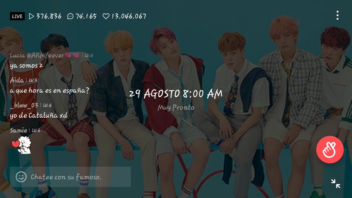 xynthita's tweet photo. vlive mañana hora Chile ¡¡👀👀
@BTS_twt 
#Love_LyAnswer https://t.co/WESHtjVrDq