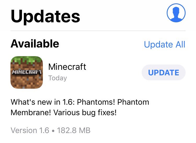 Minecraft na App Store