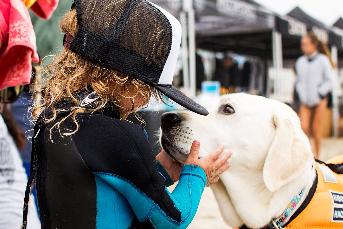 Narnia has Aslan, @awalkonwater1 has our angel and protector of children @haoleboysurfs. #standwithhaole #awalkonwater #cancerwarrior 🧡

(📷: @Rachael_Etter Media)