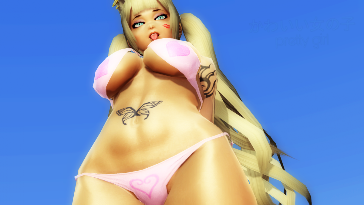 SinRabbit1's tweet photo. Hearts Bikini mod💞
#PSO2 #pso2mod #メンテの日なのでssを貼る https://t.co/apLOpnyv8b