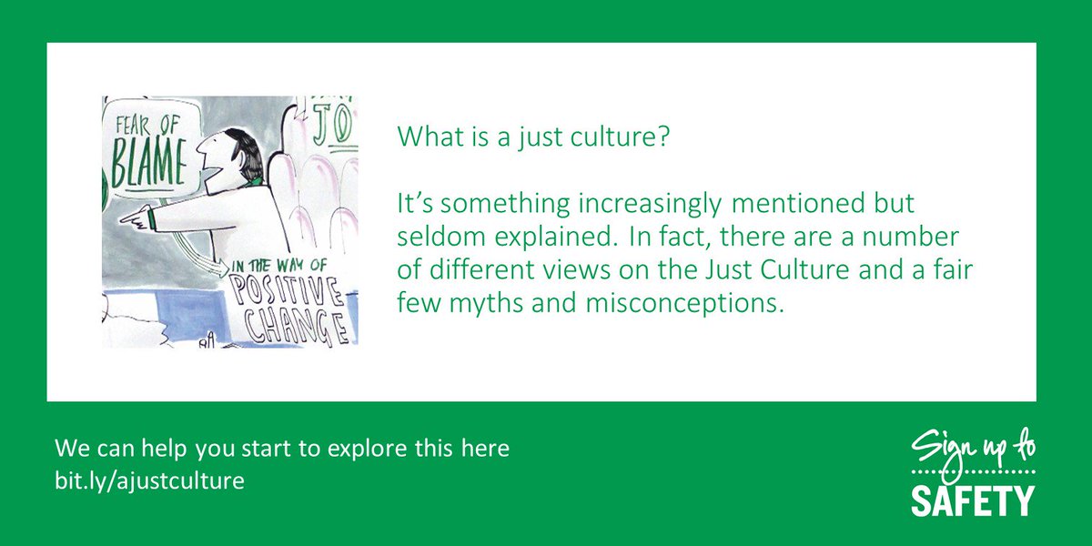 We can help you start to explore Just Culture here bit.ly/ajustculture
