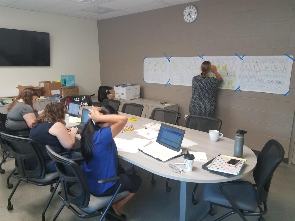 Ed. Specialists planning planning planning! Top notch! <a href="/LMA_SMUSD/">La Mirada Academy</a> #teamwork