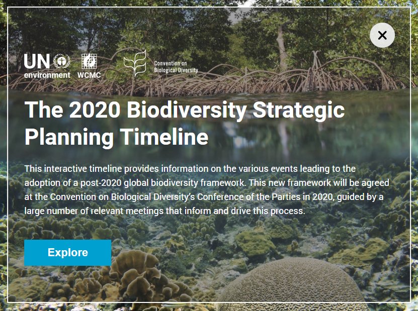 unepwcmc's tweet photo. Explore the latest update of the #2020timeline, helping to keep track of the process leading up to the adoption of a #post2020 global #biodiversity framework
https://t.co/GK8LOnLuCY https://t.co/I1cWMM7GhF