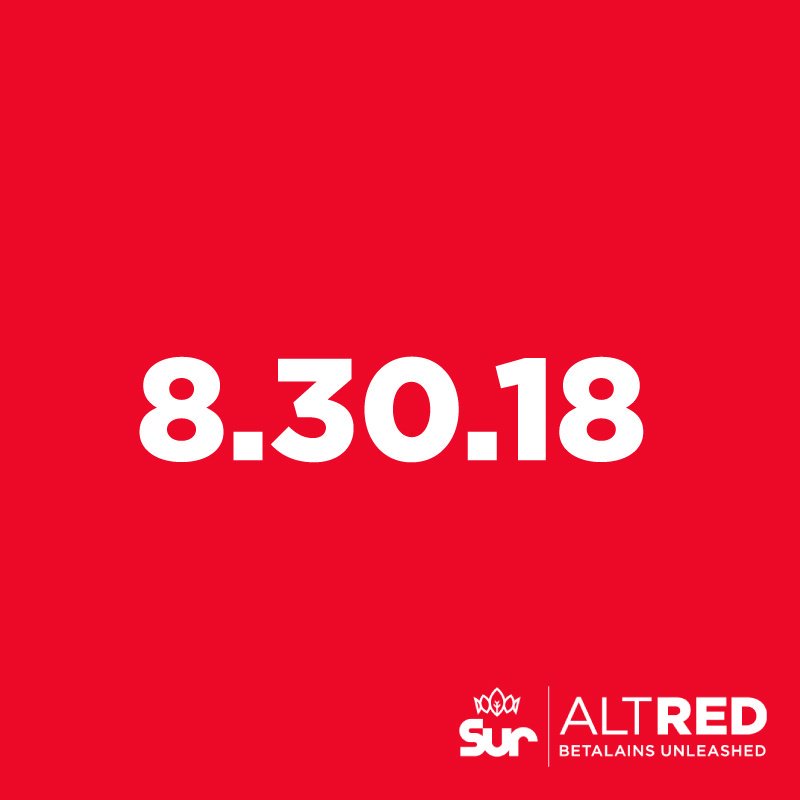 We have some exciting news to share on 8.30.18! 

What do you think the news is? Retweet this post with your guess and you could win a prize + FREE AltRed

#altred #redalert #phytorebel