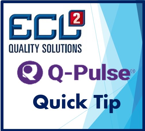 ECL2Quality's tweet photo. #QPulse Quick Tip #21 - Group Editing is a handy tool in CA/PA. Whether it is updating current records or correcting previous non-conformance records, it is an efficient method of ensuring that your organization gets the full benefit of CA/PA Analysis. https://t.co/B8nyklVtCZ https://t.co/fO1nlYorHU