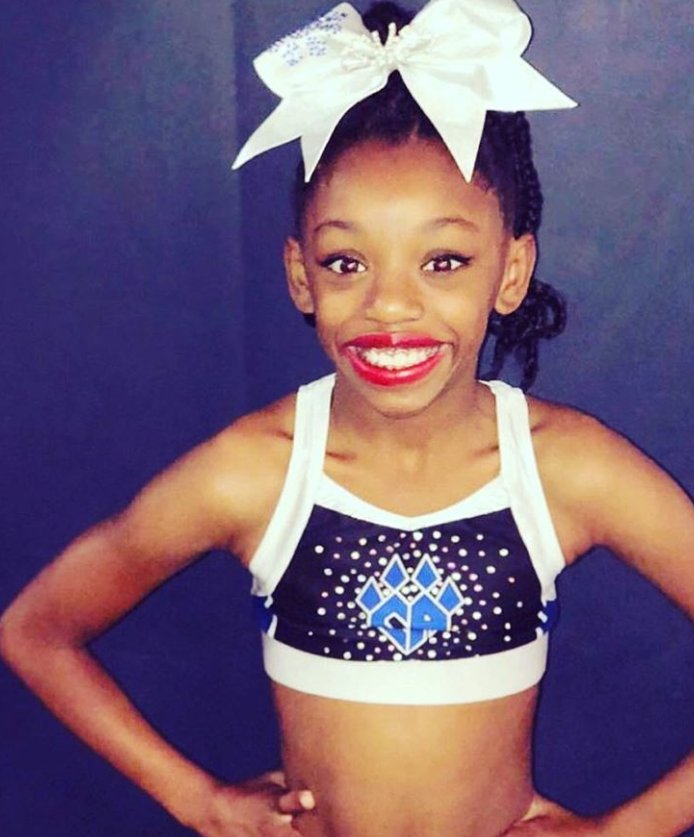 Meet our next beautiful, AstroGIRL... Gabrielle. She is 8 years old and in 3rd grade. Her fave subject is Science and her fave thing to do is create choreography for Cheer with her little sisters. Gabby is especially great at helping those who have disabilities. #astrogirl