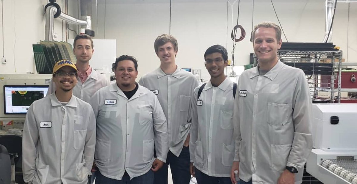 SpartanHL's tweet image. A recap of our company tour at @SierraCircuits facility! Big thanks to Sierra Circuit for your sponsorship and providing us a behind the scenes tour! #SierraCircuit #SpartanHyperloop #HyperloopTT #EngineeringLife