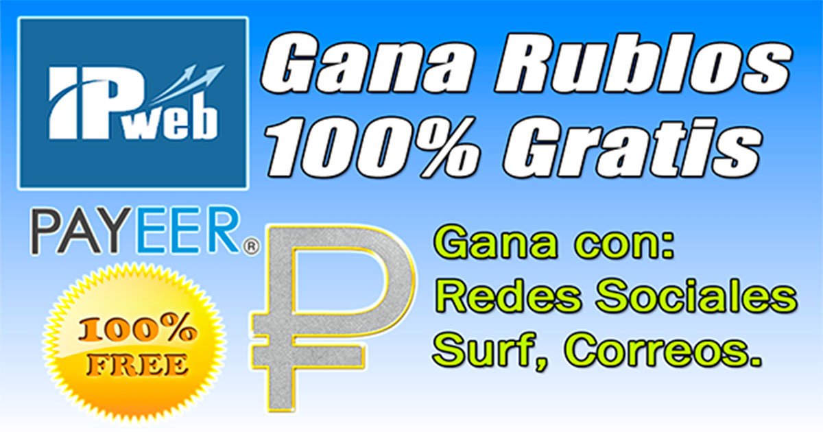 DerrotaLaCrisis's tweet photo. IPweb Gana #Rublos Gratis con tus Redes Sociales
Muy buenas chavales, hoy agregamos otra mas para ganar Rublos Gratis y su nombre es #IPweb. Página Rusa que paga de forma casi instantánea 😉
• Ver Artículo → https://t.co/FLrEH7vBhJ https://t.co/NGaDRks0nZ