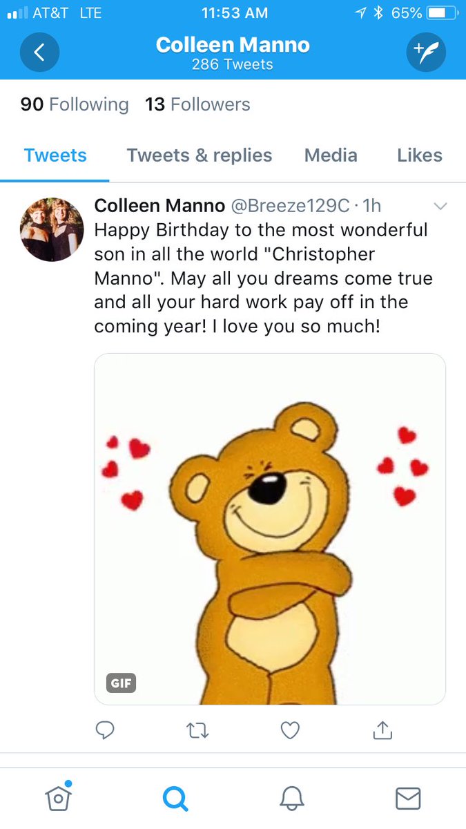 Chris Manno When Your Mom Writes You A Happy Birthday Message But Isn T Twitter Savvy Enough To Mention You Properly Puts Your Name In Quotes Love Ya So Much Chris Manno When Your Mom Writes You A Happy Birthday Message But Isn T Twitter Savvy Enough To Mention You Properly Puts Your Name In Quotes Love Ya So Much