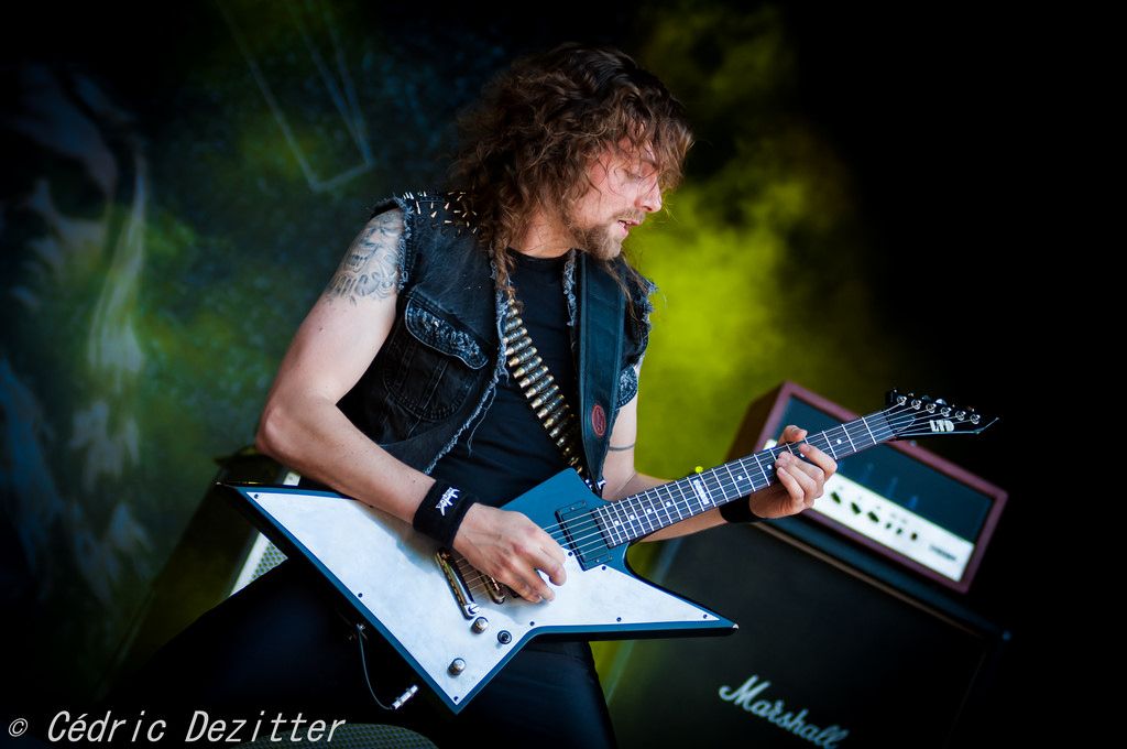 GRIMM_Gent's tweet photo. Sleeveless denim vests, bandanas and the old school thrash metal sound... @DISTILLATORNL is in the house! The played a destructive set at @AntwerpMetalF this year! #photography #Distillator #thrashmetal #metal #music #AMF2018 #festival #Antwerp #Belgium - https://t.co/Lac9GekY9l https://t.co/if1glD1wCC