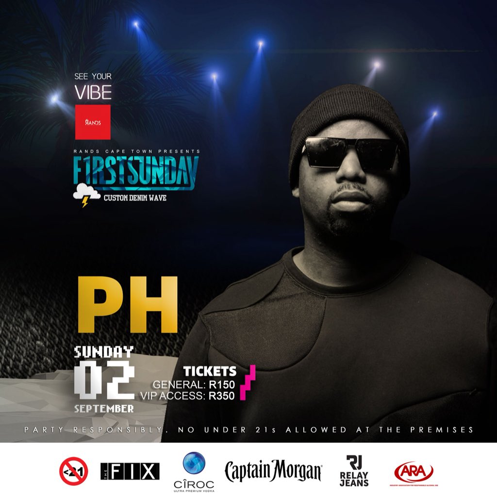randscapetown's tweet photo. @iam_ph on the decks, got the whole party on flex! #F1RSTSUNDAY02SEPT #CustomDenimWave https://t.co/3TNdum28o3